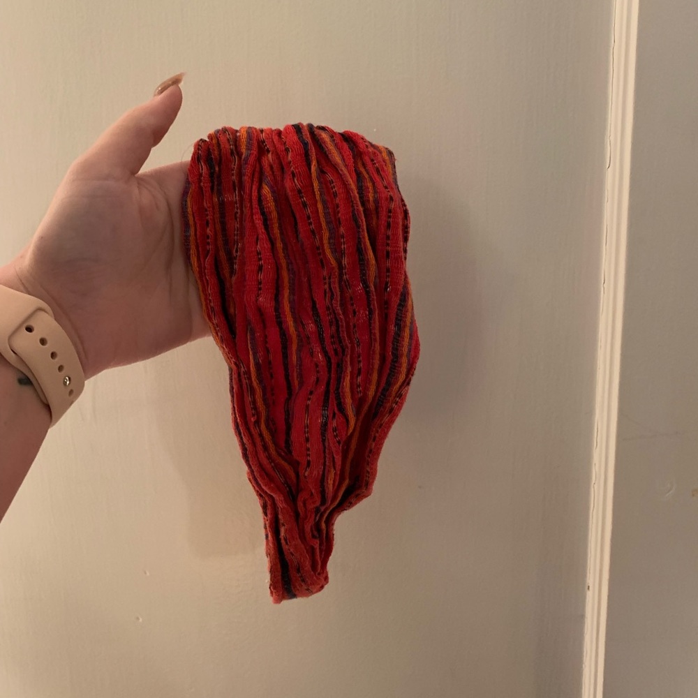 Red headband